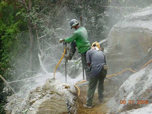 Пневматический рок drill2