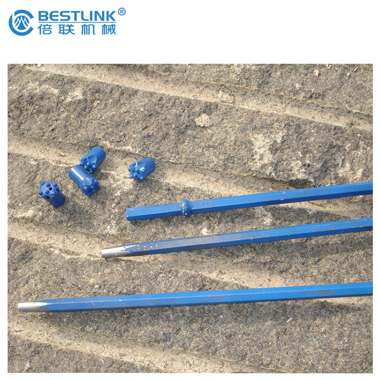 Hex22mm / Hex25mm Rock Topen Spured Rill, взрывное отверстие для бурения коническая коническая стержень