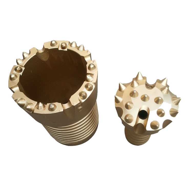 T38 T45 DHD340 DHD350 Буровые коронки с двумя обсадными колоннами Crown Bit Внутренний сошник